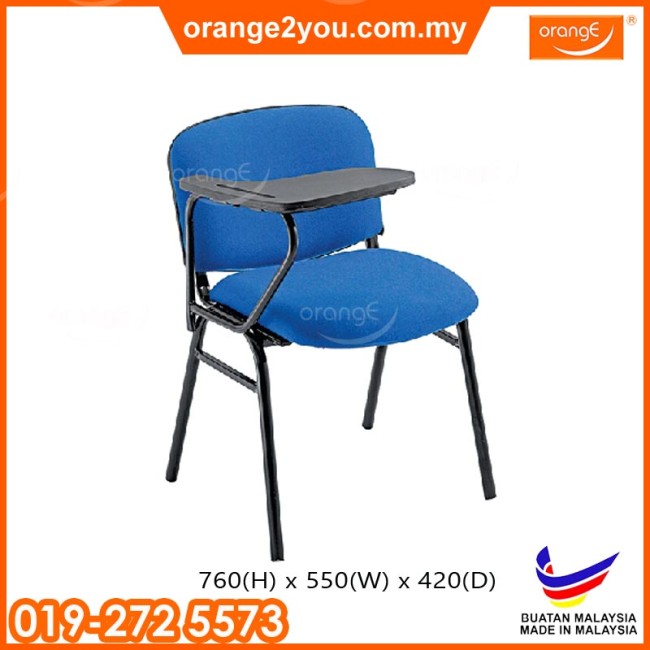 ER 812A - Flip Top Student Training Chair with Fabric Upholstered Cushion
